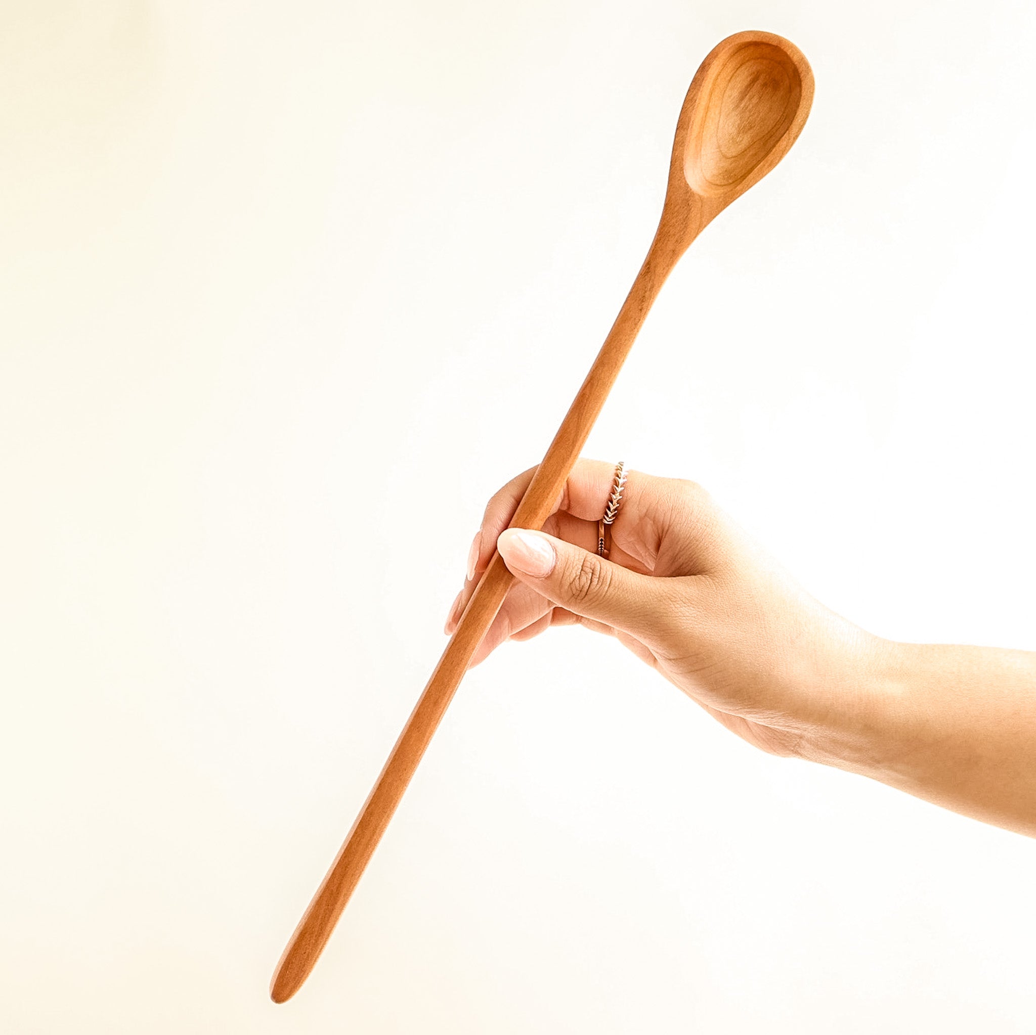 Artisan Crafted Cherry Wood Stirring Spoons by Rockledge Farm