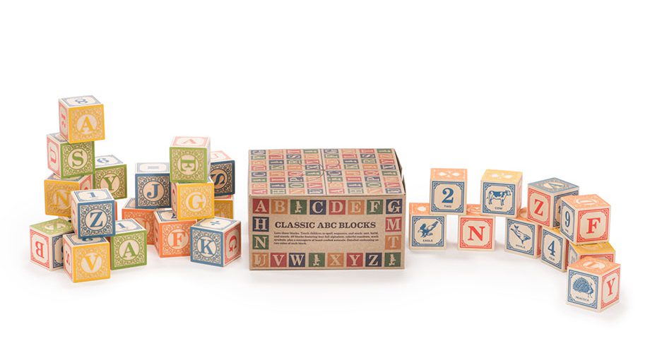Hey! Play! ABC and 123 Wooden Block Learning Set HW3300051 - The