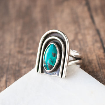 8.75 Turquoise Portal Ring