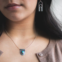 Fox Turquoise Topo Necklace