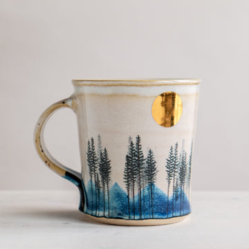 Mountain Tree Line Mug