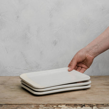 Small Serving Platter | White